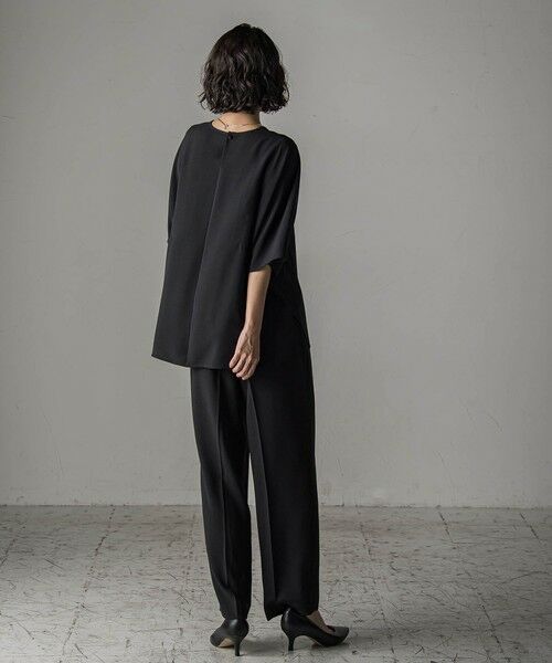 la.f... / ラ・エフ その他パンツ | 【旅楽シリーズ/極】メランジツイルストレートパンツ≪洗濯機で洗える≫ | 詳細17