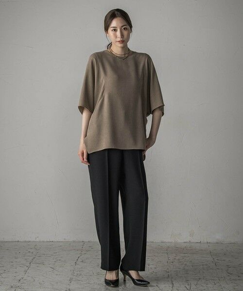 la.f... / ラ・エフ その他パンツ | 【旅楽シリーズ/極】メランジツイルストレートパンツ≪洗濯機で洗える≫ | 詳細21