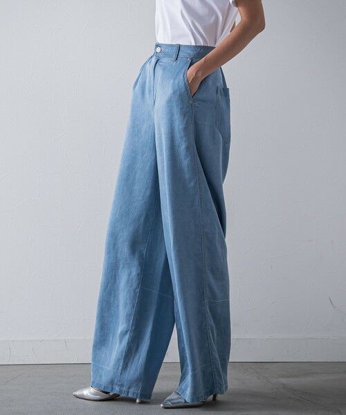 la.f... / ラ・エフ デニムパンツ | 【biyori】”ひんやり、薄くて、ラクに”モダールデニムパンツ≪洗濯機で洗える≫ | 詳細18