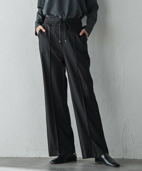 la.f... / ラ・エフ その他パンツ | 【WEB限定】デニム見えシャンブレーワイドパンツ≪洗濯機で洗える≫ | 詳細1