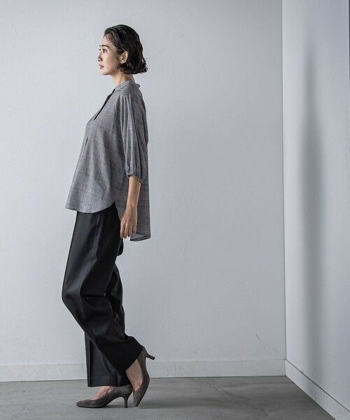 la.f... / ラ・エフ その他パンツ | 【WEB限定】デニム見えシャンブレーワイドパンツ≪洗濯機で洗える≫ | 詳細12