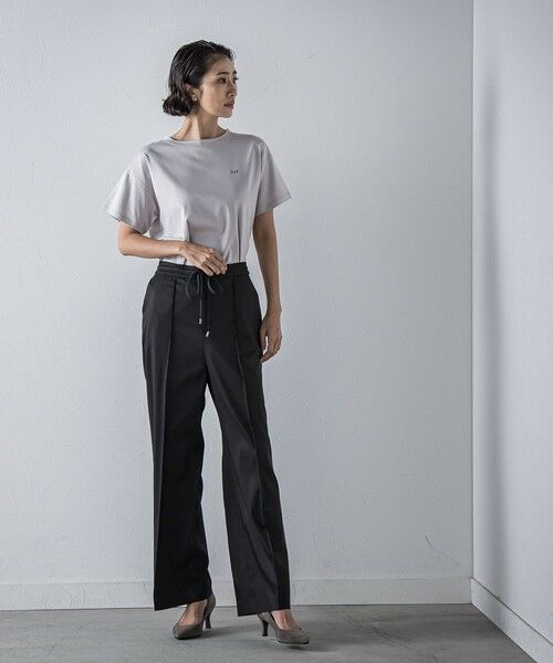 la.f... / ラ・エフ その他パンツ | 【WEB限定】デニム見えシャンブレーワイドパンツ≪洗濯機で洗える≫ | 詳細9