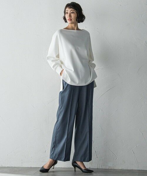 la.f... / ラ・エフ その他パンツ | 【WEB限定】デニム見えシャンブレーワイドパンツ≪洗濯機で洗える≫ | 詳細29