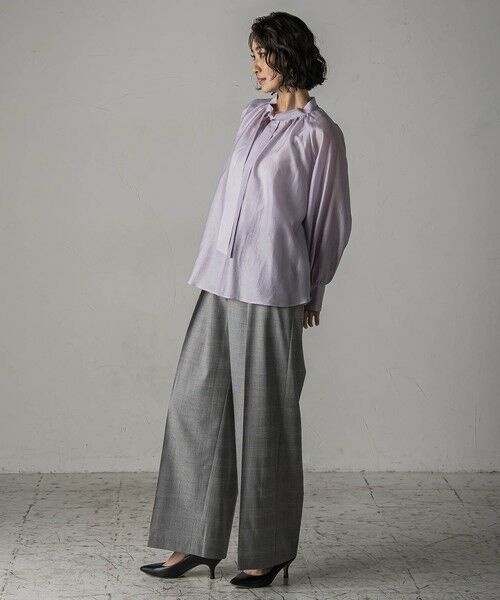 la.f... / ラ・エフ その他パンツ | グレンチェックパンツ≪洗濯機で洗える≫ | 詳細8