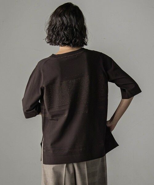 la.f... / ラ・エフ ニット・セーター | 配色ラメボーダーニット≪手洗い可能≫ | 詳細2