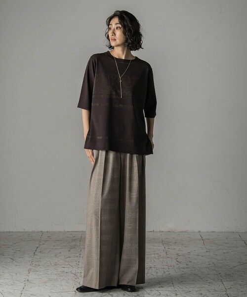 la.f... / ラ・エフ ニット・セーター | 配色ラメボーダーニット≪手洗い可能≫ | 詳細4