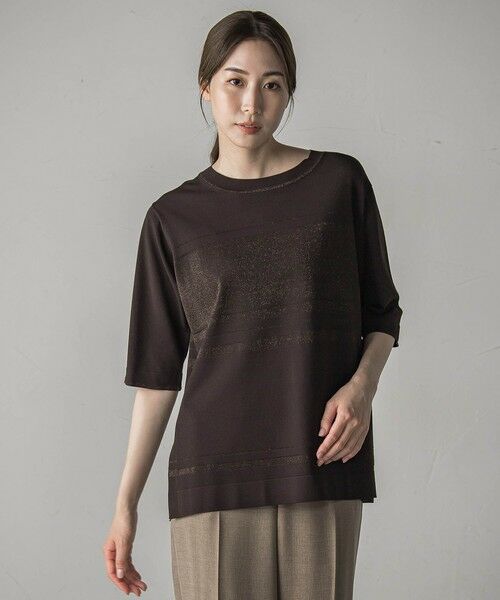 la.f... / ラ・エフ ニット・セーター | 配色ラメボーダーニット≪手洗い可能≫ | 詳細7