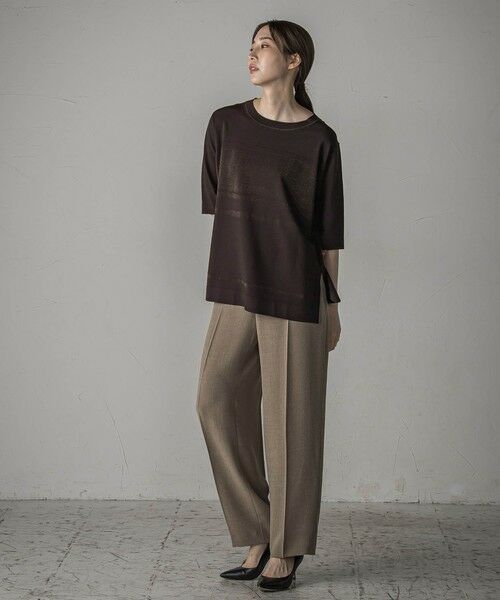 la.f... / ラ・エフ ニット・セーター | 配色ラメボーダーニット≪手洗い可能≫ | 詳細9