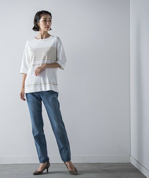 la.f... / ラ・エフ ニット・セーター | 配色ラメボーダーニット≪手洗い可能≫ | 詳細27