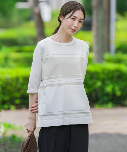 la.f... / ラ・エフ ニット・セーター | 配色ラメボーダーニット≪手洗い可能≫ | 詳細29