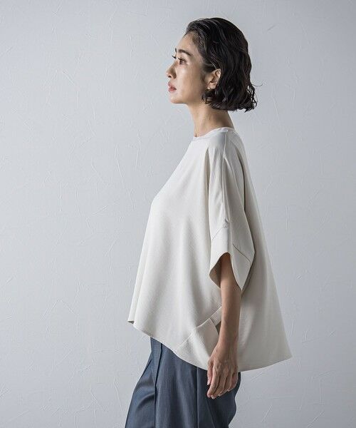 la.f... / ラ・エフ シャツ・ブラウス | ハイストレッチカットソーブラウス≪洗濯機で洗える≫ | 詳細1