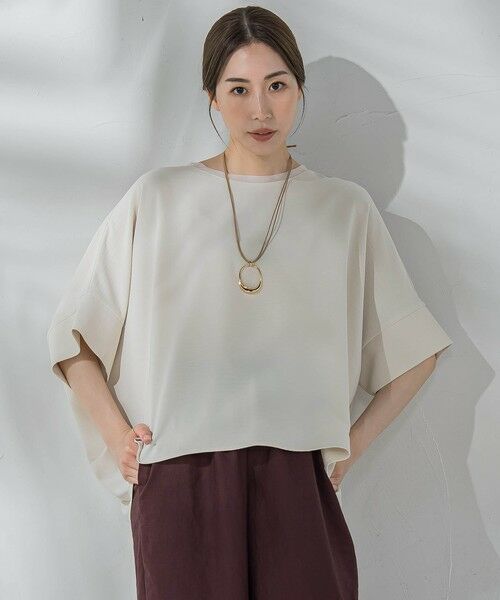 la.f... / ラ・エフ シャツ・ブラウス | ハイストレッチカットソーブラウス≪洗濯機で洗える≫ | 詳細5