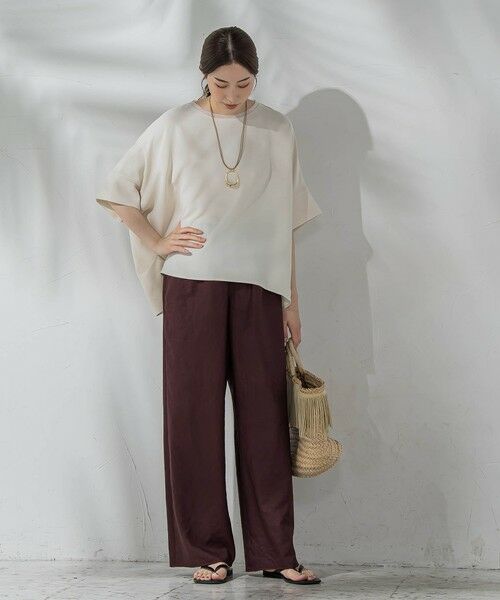 la.f... / ラ・エフ シャツ・ブラウス | ハイストレッチカットソーブラウス≪洗濯機で洗える≫ | 詳細9