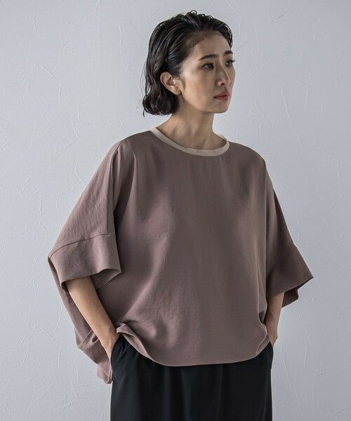 la.f... / ラ・エフ シャツ・ブラウス | ハイストレッチカットソーブラウス≪洗濯機で洗える≫ | 詳細17