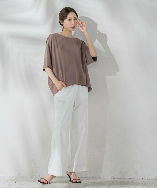 la.f... / ラ・エフ シャツ・ブラウス | ハイストレッチカットソーブラウス≪洗濯機で洗える≫ | 詳細24