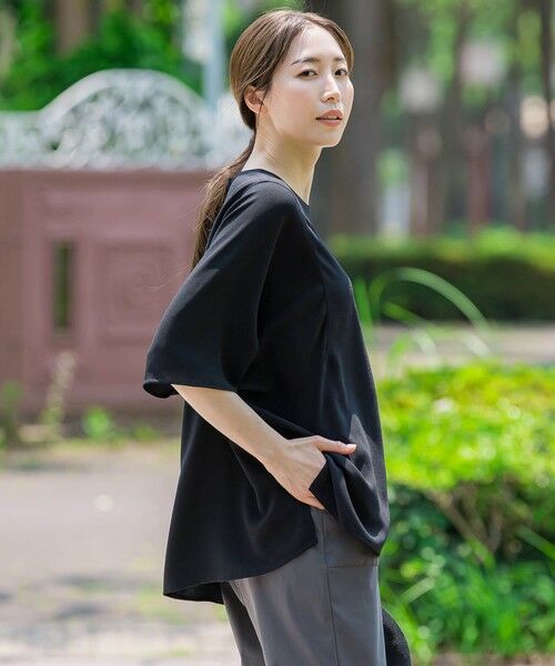 la.f... / ラ・エフ シャツ・ブラウス | 【旅楽シリーズ/極】メランジツイルブラウス≪洗濯機で洗える≫ | 詳細10