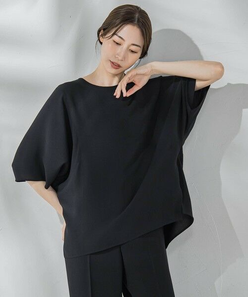 la.f... / ラ・エフ シャツ・ブラウス | 【旅楽シリーズ/極】メランジツイルブラウス≪洗濯機で洗える≫ | 詳細12