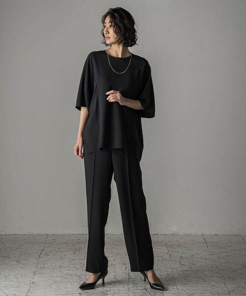 la.f... / ラ・エフ シャツ・ブラウス | 【旅楽シリーズ/極】メランジツイルブラウス≪洗濯機で洗える≫ | 詳細6