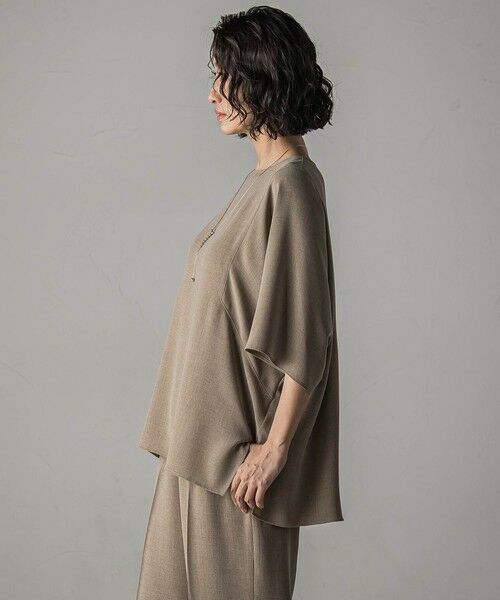 la.f... / ラ・エフ シャツ・ブラウス | 【旅楽シリーズ/極】メランジツイルブラウス≪洗濯機で洗える≫ | 詳細17