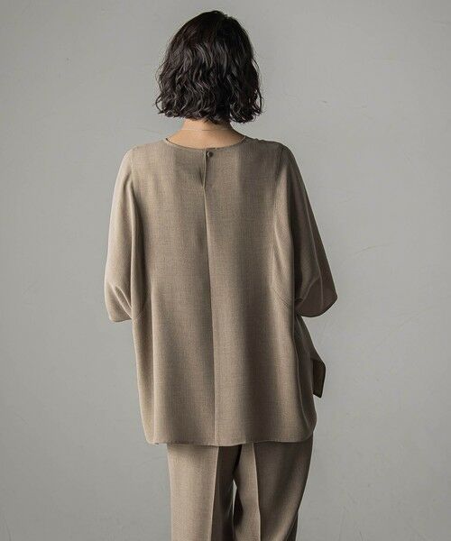 la.f... / ラ・エフ シャツ・ブラウス | 【旅楽シリーズ/極】メランジツイルブラウス≪洗濯機で洗える≫ | 詳細18