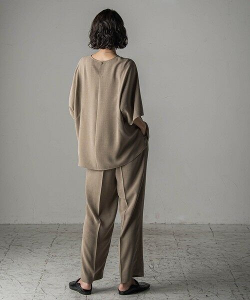 la.f... / ラ・エフ シャツ・ブラウス | 【旅楽シリーズ/極】メランジツイルブラウス≪洗濯機で洗える≫ | 詳細21