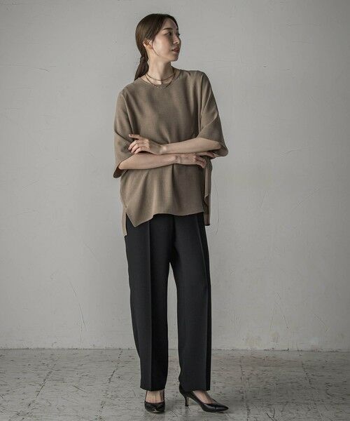 la.f... / ラ・エフ シャツ・ブラウス | 【旅楽シリーズ/極】メランジツイルブラウス≪洗濯機で洗える≫ | 詳細24