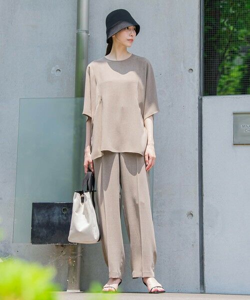 la.f... / ラ・エフ シャツ・ブラウス | 【旅楽シリーズ/極】メランジツイルブラウス≪洗濯機で洗える≫ | 詳細26