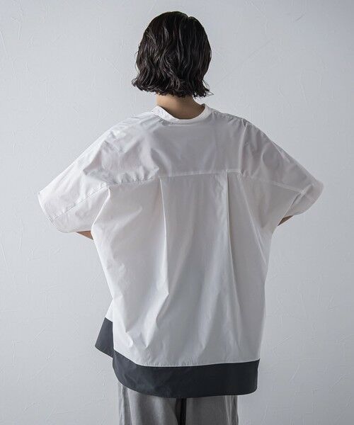 la.f... / ラ・エフ シャツ・ブラウス | 裾配色スキッパーシャツ≪洗濯機で洗える≫ | 詳細5