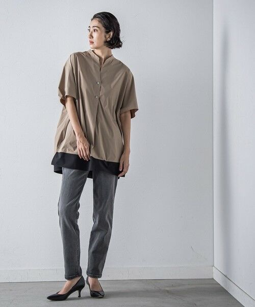 la.f... / ラ・エフ シャツ・ブラウス | 裾配色スキッパーシャツ≪洗濯機で洗える≫ | 詳細12