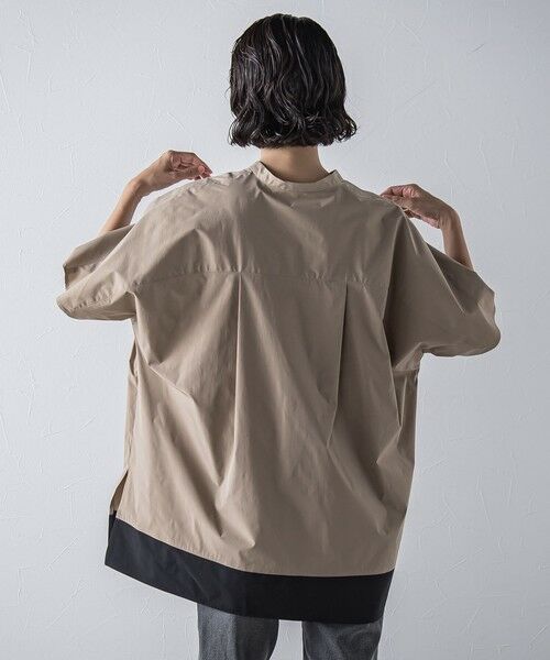 la.f... / ラ・エフ シャツ・ブラウス | 裾配色スキッパーシャツ≪洗濯機で洗える≫ | 詳細7