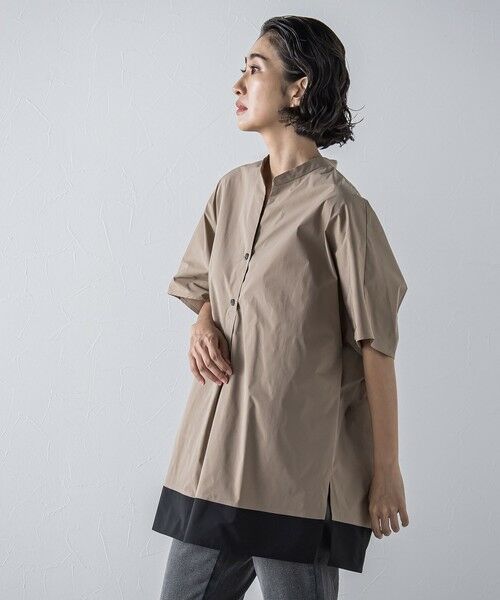 la.f... / ラ・エフ シャツ・ブラウス | 裾配色スキッパーシャツ≪洗濯機で洗える≫ | 詳細8