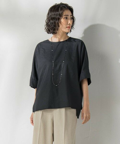 la.f... / ラ・エフ シャツ・ブラウス | 【biyori】麻調ヴィンテージブラウス≪手洗い可能≫ | 詳細6