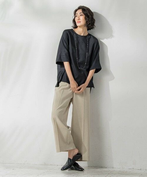 la.f... / ラ・エフ シャツ・ブラウス | 【biyori】麻調ヴィンテージブラウス≪手洗い可能≫ | 詳細8