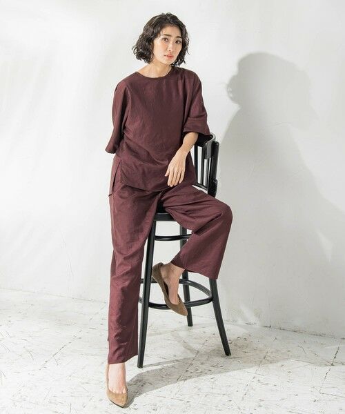 la.f... / ラ・エフ シャツ・ブラウス | 【biyori】麻調ヴィンテージブラウス≪手洗い可能≫ | 詳細15