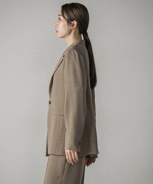 la.f... / ラ・エフ テーラードジャケット | 【旅楽シリーズ/極】メランジツイルジャケット≪手洗い可能≫ | 詳細15