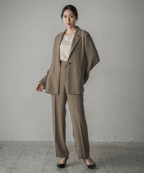 la.f... / ラ・エフ テーラードジャケット | 【旅楽シリーズ/極】メランジツイルジャケット≪手洗い可能≫ | 詳細17