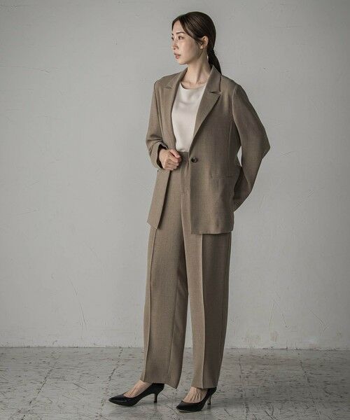 la.f... / ラ・エフ テーラードジャケット | 【旅楽シリーズ/極】メランジツイルジャケット≪手洗い可能≫ | 詳細18