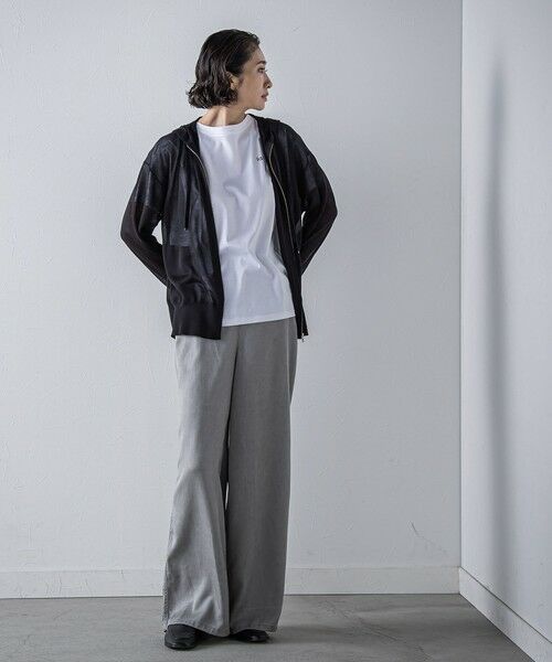 la.f... / ラ・エフ ニット・セーター | シアーシャイニーニットパーカー≪手洗い可能≫ | 詳細7