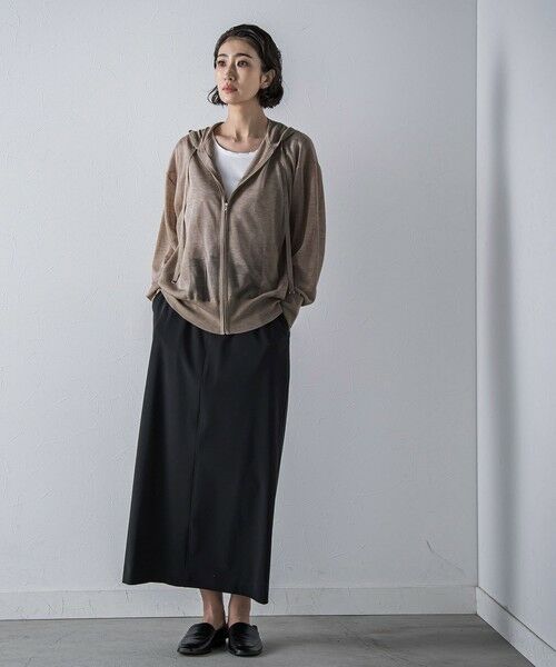 la.f... / ラ・エフ ニット・セーター | シアーシャイニーニットパーカー≪手洗い可能≫ | 詳細11