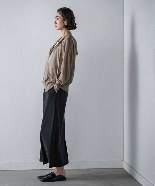 la.f... / ラ・エフ ニット・セーター | シアーシャイニーニットパーカー≪手洗い可能≫ | 詳細12