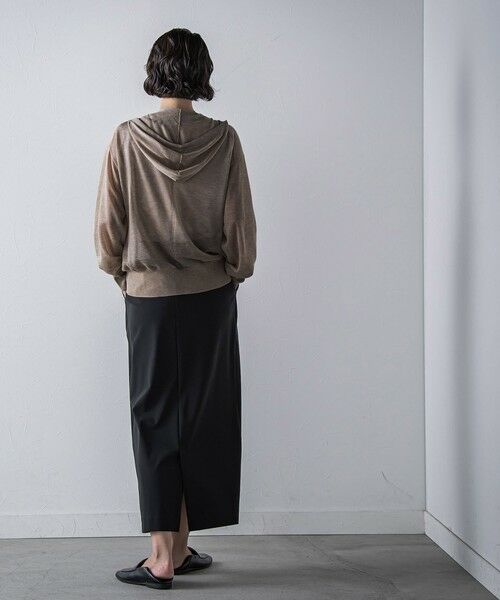 la.f... / ラ・エフ ニット・セーター | シアーシャイニーニットパーカー≪手洗い可能≫ | 詳細13