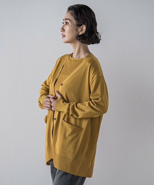 la.f... / ラ・エフ カーディガン・ボレロ | 【極】SARIニットカーディガン≪手洗い可能≫ | 詳細2