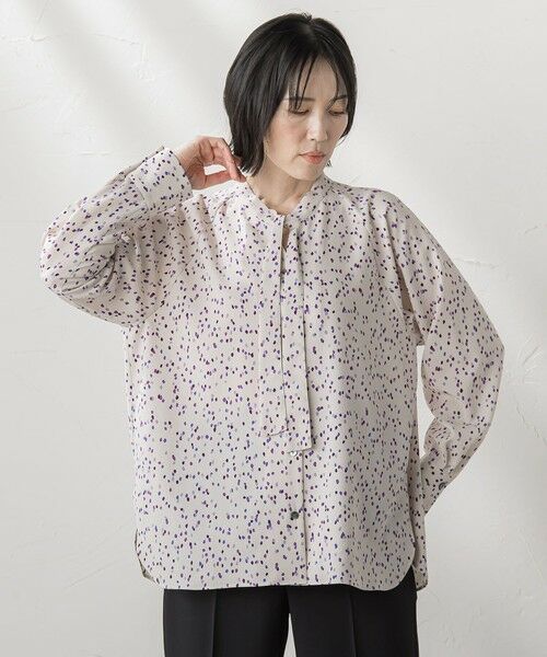 la.f... / ラ・エフ シャツ・ブラウス | カラフルドットブラウス≪洗濯機で洗える≫ | 詳細7
