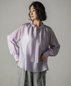 la.f... / ラ・エフ シャツ・ブラウス | シャイニーボウタイブラウス≪洗濯機で洗える≫