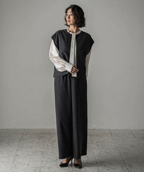 la.f... / ラ・エフ シャツ・ブラウス | シャイニーボウタイブラウス≪洗濯機で洗える≫ | 詳細12