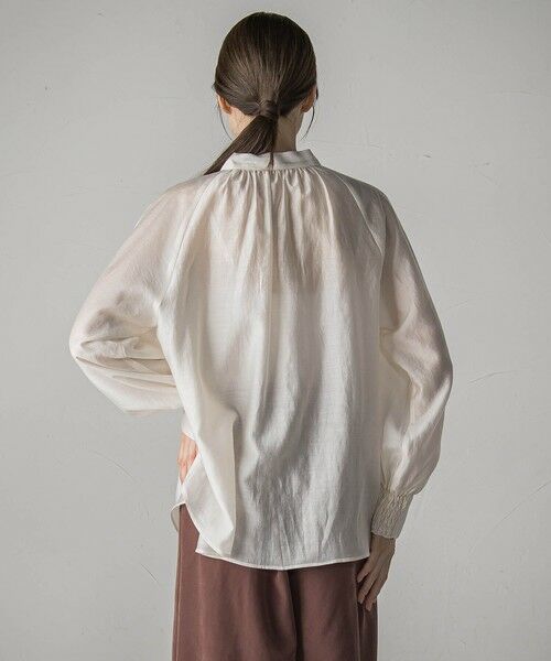 la.f... / ラ・エフ シャツ・ブラウス | シャイニーボウタイブラウス≪洗濯機で洗える≫ | 詳細14