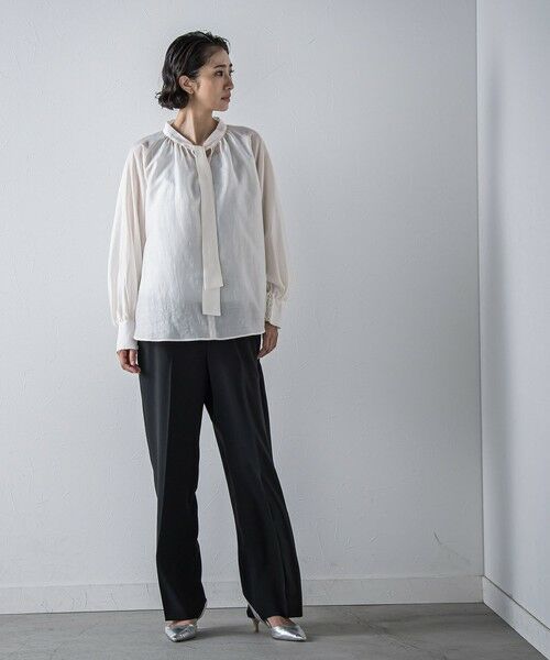 la.f... / ラ・エフ シャツ・ブラウス | シャイニーボウタイブラウス≪洗濯機で洗える≫ | 詳細20