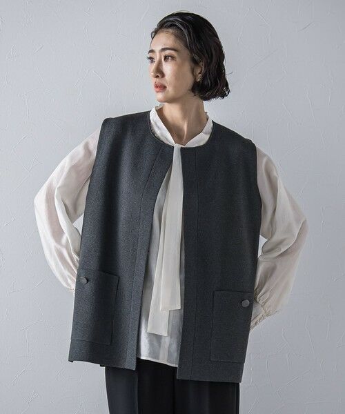 la.f... / ラ・エフ シャツ・ブラウス | シャイニーボウタイブラウス≪洗濯機で洗える≫ | 詳細21