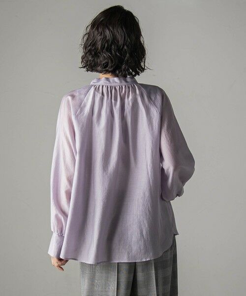la.f... / ラ・エフ シャツ・ブラウス | シャイニーボウタイブラウス≪洗濯機で洗える≫ | 詳細25