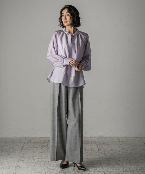 la.f... / ラ・エフ シャツ・ブラウス | シャイニーボウタイブラウス≪洗濯機で洗える≫ | 詳細26